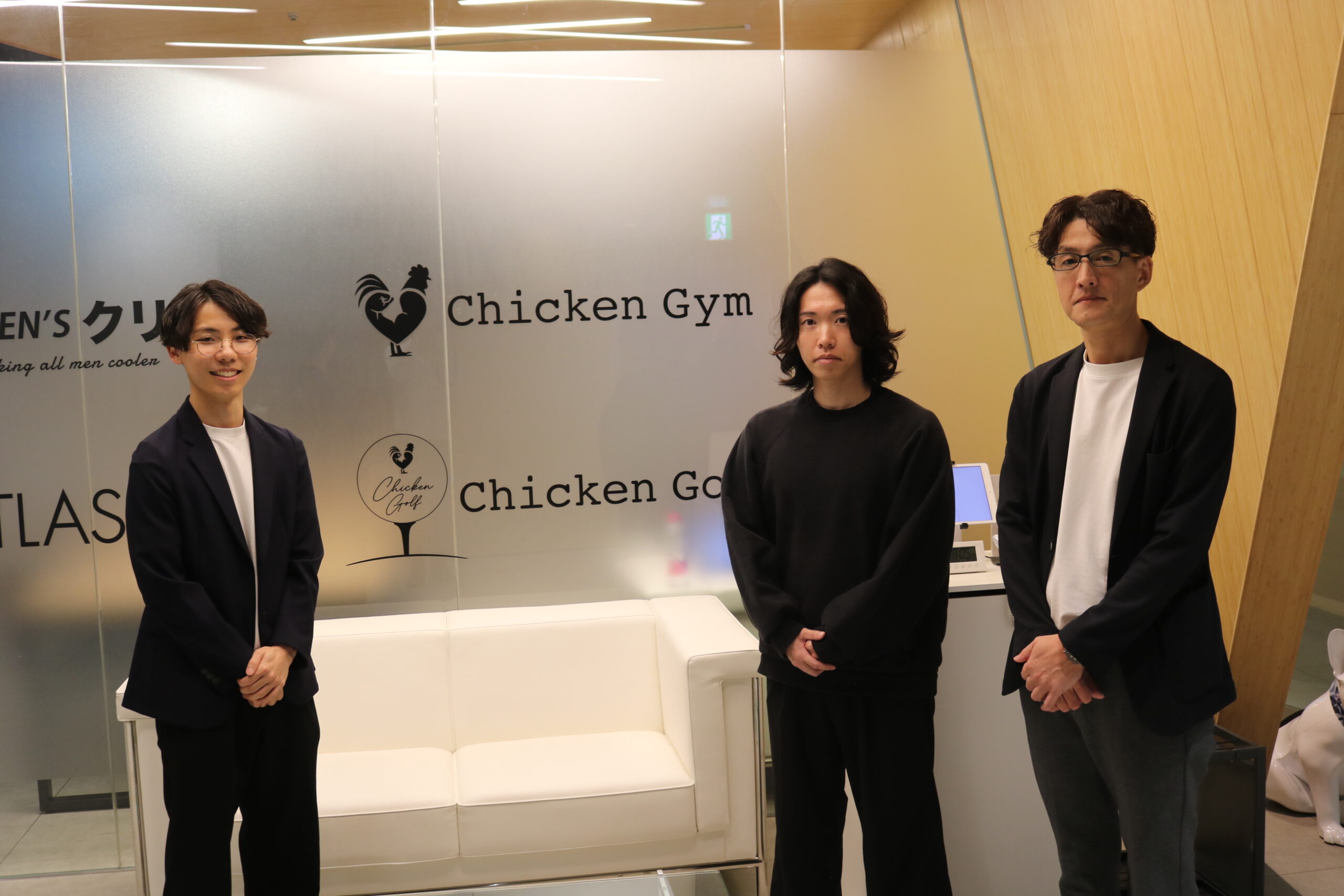 株式会社CHICKEN GYM 代表取締役山本様、チキンゴルフ統括部長田中様